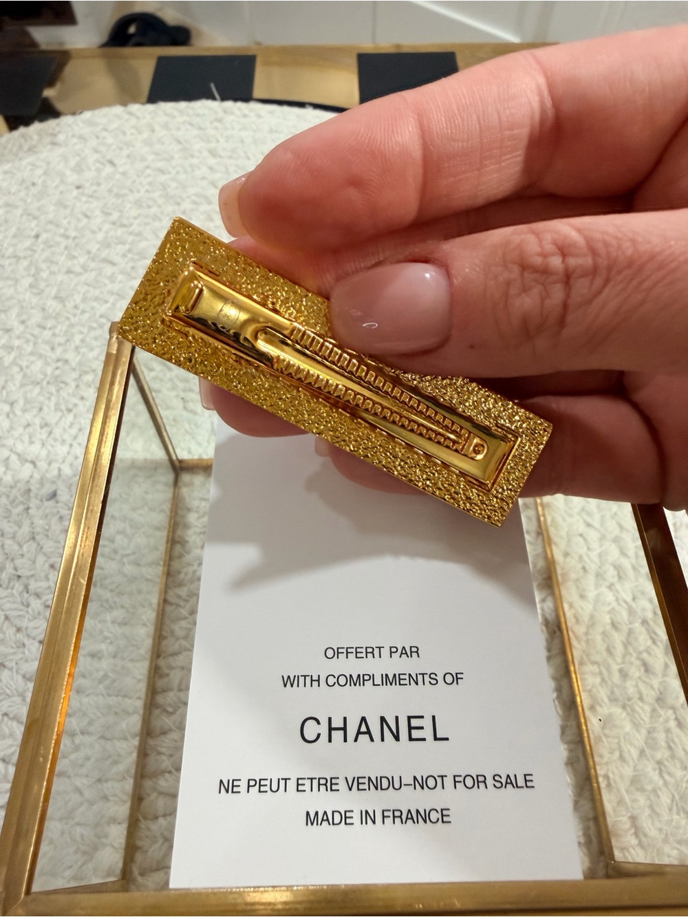 ✨Chanel (Novelty/compliments from Channel) multicolored metal clip - New ✨ - Picture 5 of 9